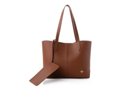 Lucky Bees Bolso Tote Tan